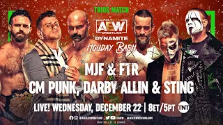 AEW Dynamite Holiday Bash 12/22/21 Full Show Live Stream