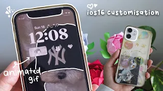 🎧 NEW IOS16 aesthetic customisation | iPhone12 mini