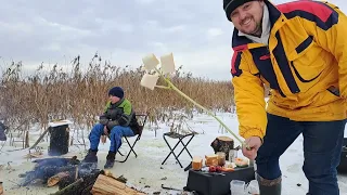 Про риболовлю перед різдвом. Зимова рибалка на Стоході