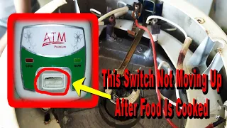 Rice Cooker Switch Not Moving Up After Food Is Cooked || Rice Cooker Auto Cut Problem #ricecooker