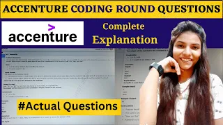 Accenture Coding Questions | Coding Questions asked in Accenture Exam #accenture_coding_questions