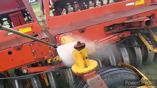 Cleaning Up The Seeding Equipment and a Quick Crop Check