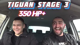 Tiguan Stage3 350HP+ дал покататься корешу )))