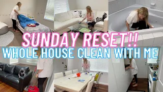 *NEW* SUNDAY RESET! CLEANING MOTIVATION 2023, WHOLE HOUSE CLEAN WITH ME 2023