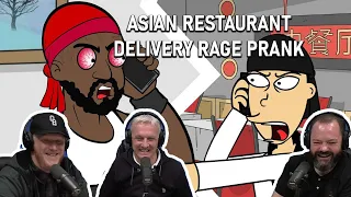 Asian Restaurant Delivery Rage Prank REACTION | OFFICE BLOKES REACT!!