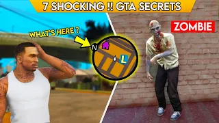 7 SHOCKING GTA *SECRETS* Rockstar Doesn't Want You To Know | Hindi