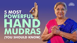 5 Powerful Yoga Hand Mudras for Optimal Health | Powerful Hand Mudras | Dr. Hansaji