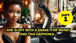 She slept with a snake for money and this happened #africanfolktales #africanstories #storytime