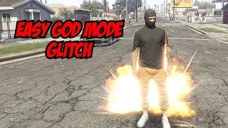 The Easiest God Mode Glitch in GTA5 Right Now!!