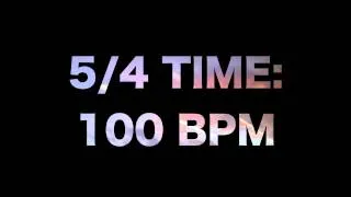 5/4 Time: 100 BPM