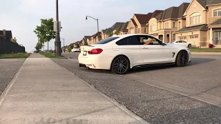BMW 440i with DOWNPIPE. Stunning sound