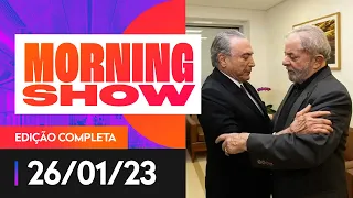 LULA CHAMA TEMER DE GOLPISTA - MORNING SHOW - 26/01/23