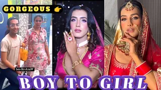 GORGEOUS BRIDAL MAKEUP BOY TO GIRL | LADKA BANA BEHAD KHOOBSOORAT DULHAN #boytogirlmakeup