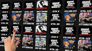 Ipad Games: GTA V, GTA Vice City, GTA: LCS, Max Payne, GTA: SA, Bully, City Gangster,Dude Theft Wars
