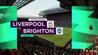 FIFA23 - PREMIER LEAGUE - Liverpool vs Brighton - LIVE - GAMEPLAY // PS4