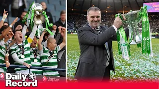 Celtic celebrate winning Viaplay Cup following 2-1 win over Rangers