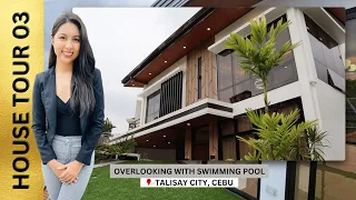 HOUSE TOUR 03 ⏺ BRAND NEW & OVERLOOKING HOUSE WITH POOL IN TALISAY CEBU