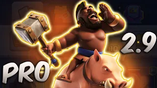 ¡Así JUEGA un PROFESIONAL 2.9 de Montapuerco en Clash Royale!