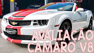Avaliação Camaro Conversível V8 - UM ANIMAL autêntico muscle car moderno!!! Carro Chefe