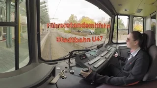 Führerstandsmitfahrt U47 in 360° // DSW21