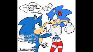 Movie Sonic meets Classic Sonic (Comic Dub)