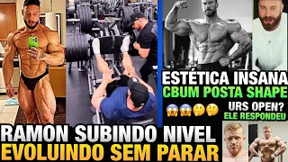 RAMON ESTÁ BIZARRO e FORÇA NÃO PARA DE SUBIR + CBUM POSTA SHAPE E VIRALIZA + URS NA OPEN?