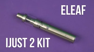 Распаковка Eleaf iJust 2 Kit Silver EIJ2KSL