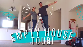 WE GOT THE KEYS!! 🔑🏠 Empty House Tour + Home Renovation Plans! (Ep. 1)