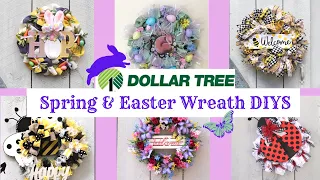 7 FAVORITE SPRING & EASTER WREATH DIYS 🌹 Dollar Tree Step By Step DIY DECOR IDEAS FOR YOUR HOME