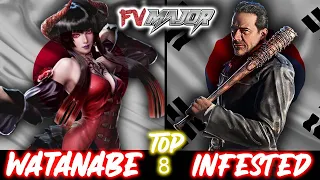 Fv Major 2023 - Watanabe (Eliza) 🇯🇵 vs 🇰🇷 Infested (Geese/Negan) Top 8 - Tekken 7
