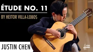 11-year-old guitarist, Justin Chen, plays H. Villa-Lobos' "Étude No. 11" on a 1964 Daniel Friederich