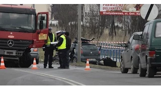 Wypadek we Władysławowie (26.1.2015)