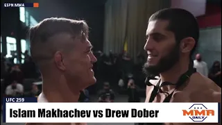 Islam Makhachev vs Drew Dober: UFC 259 Final Face-off