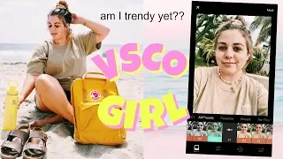 transforming myself into the VSCO girl to rule all VSCO girls