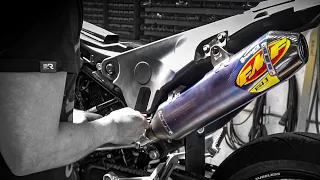 Fitting a FMF 4.1 on my HUSQVARNA 701! - VDB 701 Build episode 1