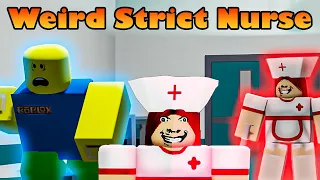 NURSE TRY TO KILL ME -;  Weird Strict Nurse [ FULL GAMEPLAY ] ROBLOX