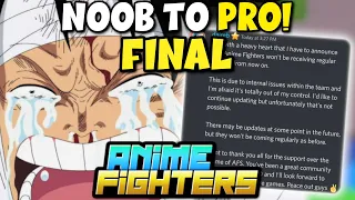 Going Noob to PRO in Anime Fighters Simulator! (FINALE!)