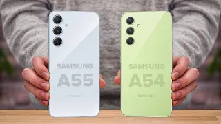 Samsung A55 Vs Samsung A54 | Full Comparison ⚡ Which one is Better?