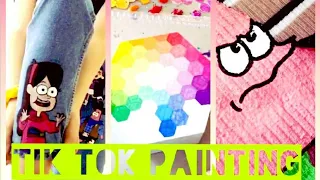 People Painting on Stuff for 8 Minutes Straight | Tik Tok Art Compilation #tiktok #art #painting