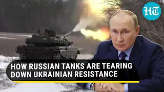 Russian tanks hunt and strike, Howitzers destroy Ukraine Army posts | Watch dramatic footage