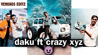 Daku ft. @CrazyXYZ edit 😈| Amit Sharma daku edit 😈 #crazyxyz #daku #edit