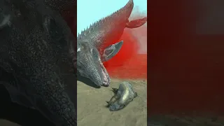 Mosasaurus vs Komodo Dragon - ARBS