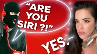 SCAMMING A SCAMMER W/ SIRI IMPRESSION - HE GETS SCARED!! 😂 |IRLrosie #voiceacting #scambaiting