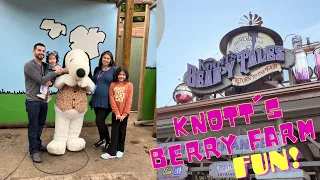 Family Fun at Knott's Berry Farm During the Boysenberry Festival! Baby's First Time Family Vlog