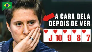 Surpreendendo os oponentes com um STRAIGHT FLUSH 😎 ♠️ PokerStars Brasil