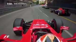 F1 – Kimi Räikkönen makes a great start (Onboard) – Monaco 2014