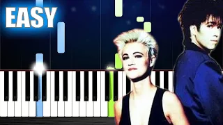 Roxette - Listen To Your Heart - EASY Piano Tutorial by PlutaX
