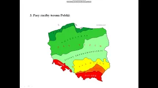Ukształtowanie powierzchni Polski. #715.