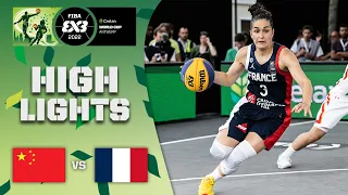 China v France | Women Semi-Final | Highlights | Crelan FIBA 3x3 World Cup 2022