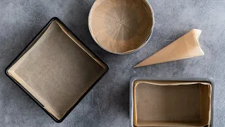 How to Line Cake Tins with Baking Paper